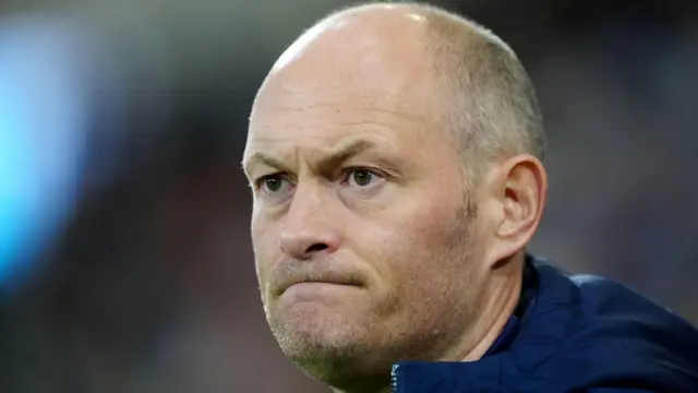 Millwall head coach Alex Neil during the 2-1 defeat at Coventry