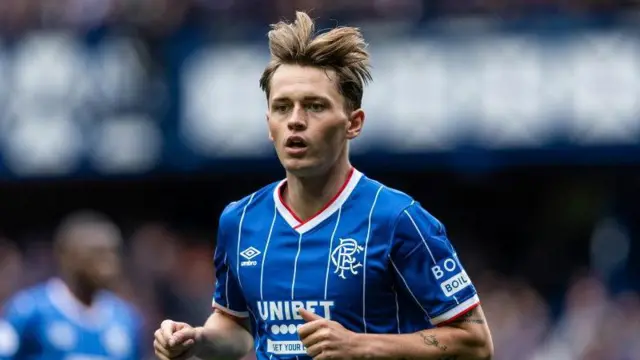 James Penrice impressed on his Rangers debut