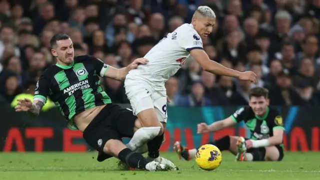 Lewis Dunk and Richarlison