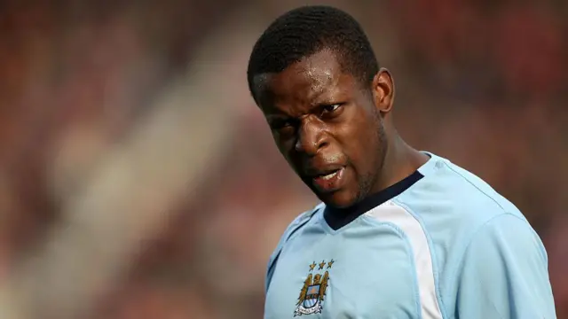 Nedum Onuoha looks on for Manchester City