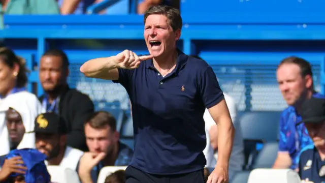 Crystal Palace Manager / Head Coach Oliver Glasner during the Premier League match between Chelsea FC and Crystal Palace FC 