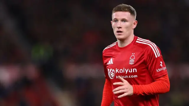 Elliot Anderson of Nottingham Forest during the Premier League match between Nottingham Forest FC and Crystal Palace FC at City Ground on October 19, 2024