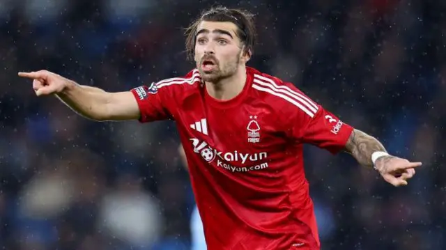 Jota Silva in action for Nottingham Forest