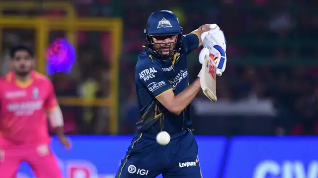 Shubman Gill batting for Gujarat Titans