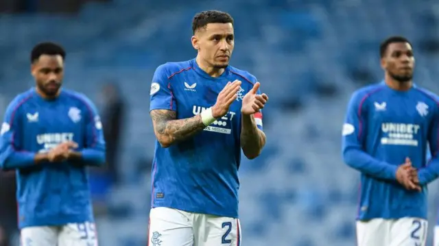 James Tavernier was playing his 500th game for Rangers