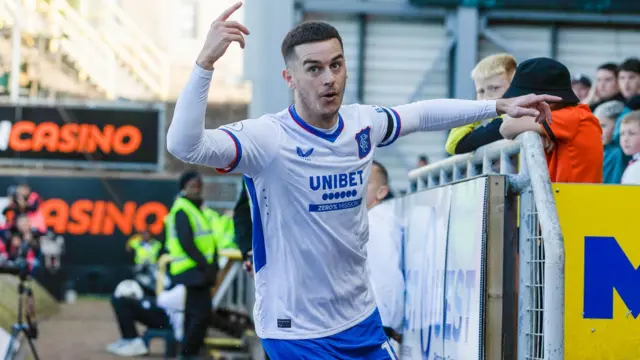 Rangers' scorer Tom Lawrence