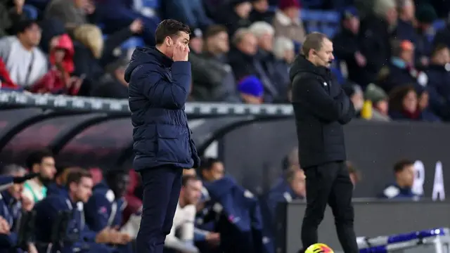 Scott Parker stands on the touchline