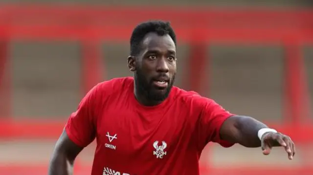 Amari Morgan-Smith in action for Kidderminster