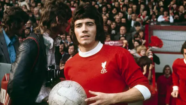 Kevin Keegan, playing for Liverpool FC on August 14, 1971 at Anfield.

