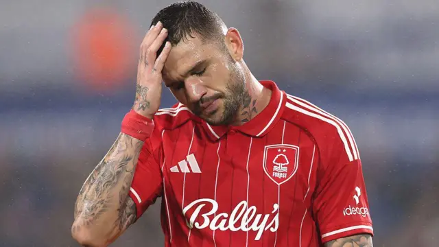Morato holds his head for Nottingham Forest