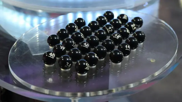 The balls at the FA Cup draw