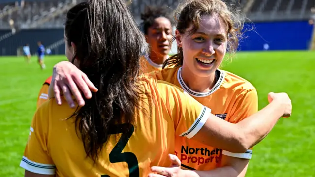Laura Agnew and Maeve Blaney of Antrim