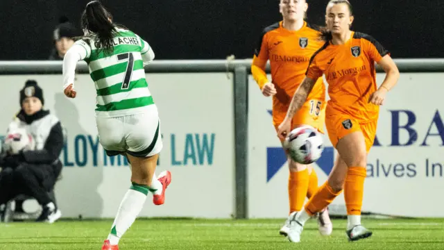 Amy Gallacher opened the scoring inside the first minute at Petershill