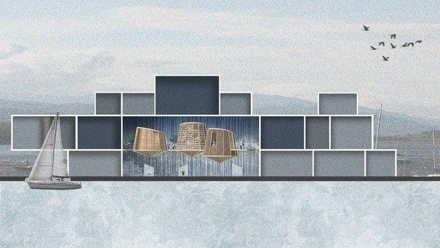 Ìomhaigh neach-ealain air cò ris a dh'fhaodadh Ionad an Iolaire a bhith coltach