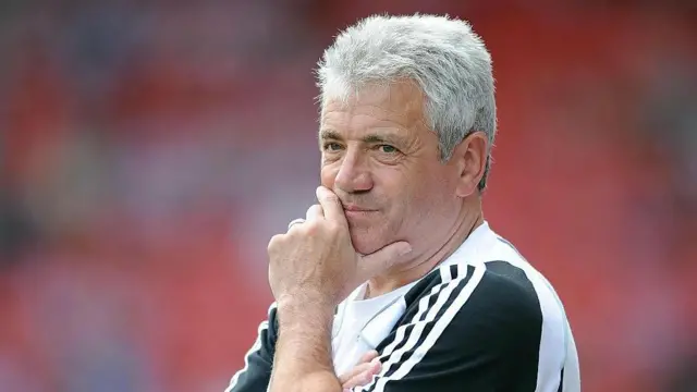 Kevin Keegan during his time as manager at Newcastle United.


