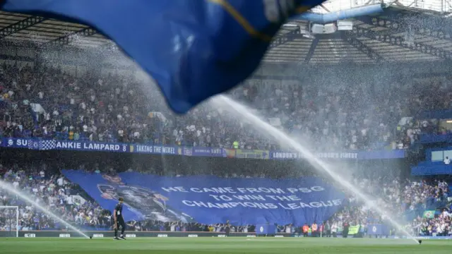  A general view of Stamford Bridge