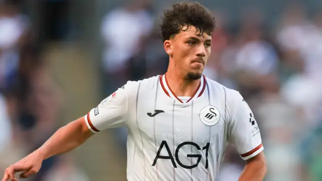 Filip Lissah in action against Sheffield United