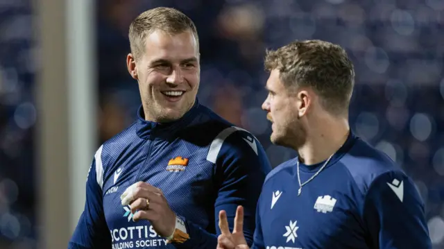 DvdM & Darcy Graham in Edinburgh training