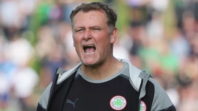 Jim Magilton watched his Cliftonville side make a winning start to the campaign