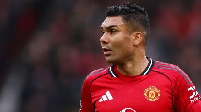 Casemiro in action for Manchester United