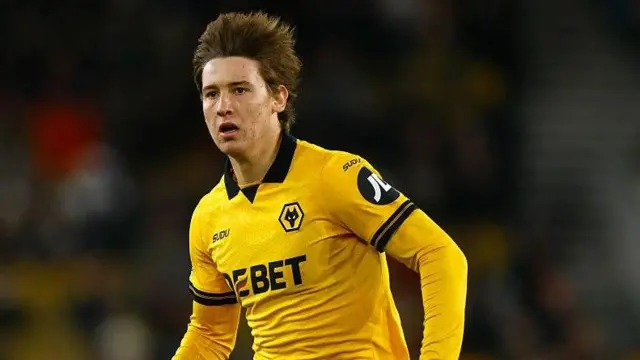 Fer Lopez playing for Wolves