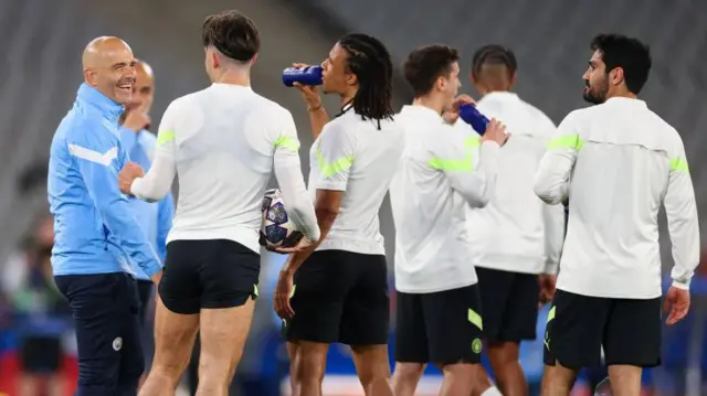 Manchester City players