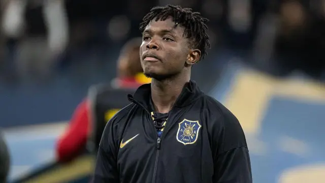 Zadok Yohanna of AIK during a Swedish Cup match between AIK and BK Hacken.