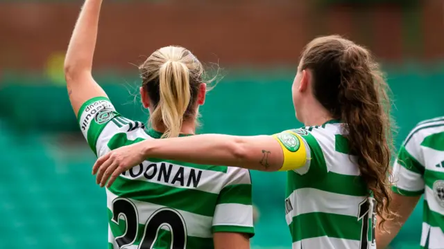 A hat-trick from Saoirse Noonan sent Celtic into the round one final