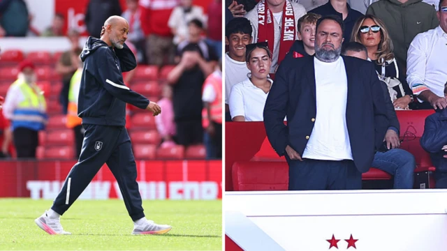 Nuno Espirito Santo and Evangelos Marinakis