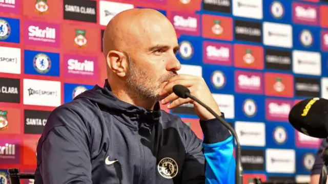 Enzo Maresca Manager of Chelsea FC at Levi's Stadium on July 23, 2024 in Santa Clara, California