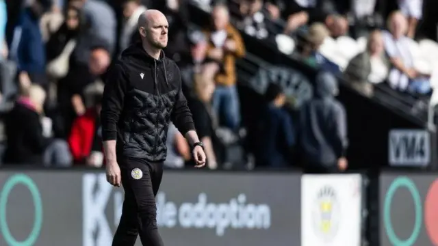St Mirren interim head coach Craig McLeish