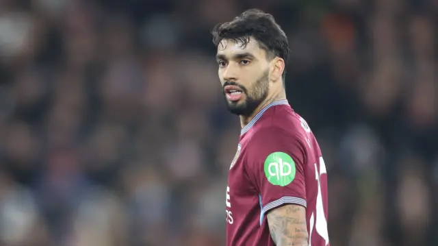 Lucas Paqueta look on for West Ham