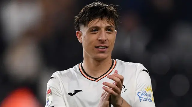 Swansea City midfielder Goncalo Franco