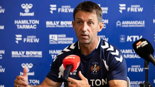 Kilmarnock manager Neil McCann