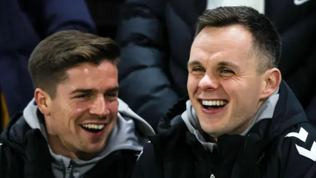 Cammy Devlin and Lawrence Shankland