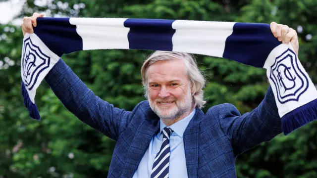 New Dundee Head Coach Steven Pressley is unveiled to the media during a press conference at Gardyne Training Centre