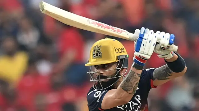 Virat Kohli batting for Royal Challengers Bengaluru