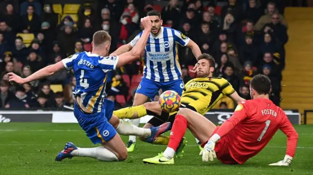 Adam Webster scores for Brighton