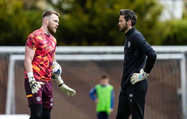 Zander Clark and Craig Gordon