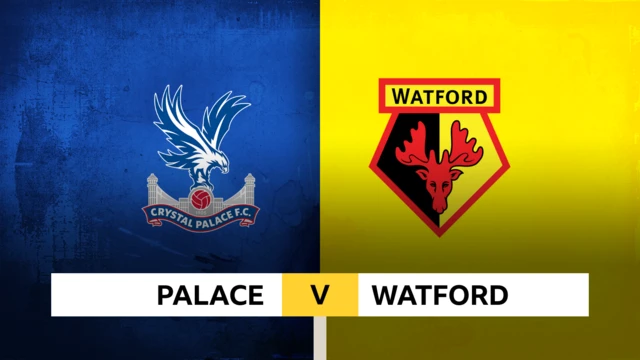 Crystal Palace v Watford graphic