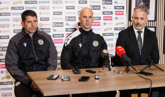 Stuart Taylor, Craig McLeish and Keith Lasley