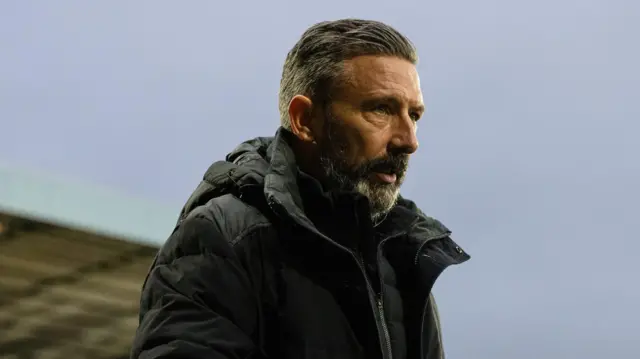 Kilmarnock manager Derek McInnes during a William Hill Premiership match between Kilmanock and Heart of Midlothian at Rugby Park