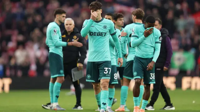 Ladislav Krejci of Wolverhampton Wanderers looks dejected after defeat