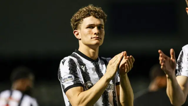 Jacob Devaney during his time at St Mirren