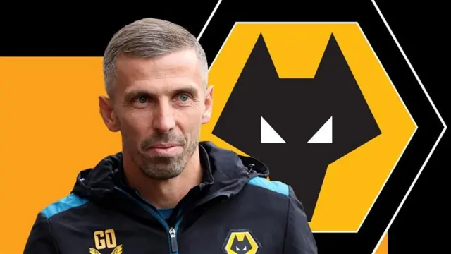 Gary O'Neil on a Wolves graphic