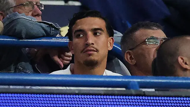Couhaib Driouech was a spectator at Ibrox last week after a transfer fee had been agreed with PSV Eindhoven
