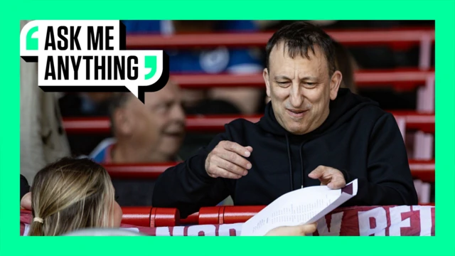 Ask Me Anything banner featuring Tony Bloom