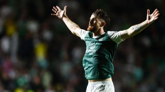 Hibernian defender Jack Iredale