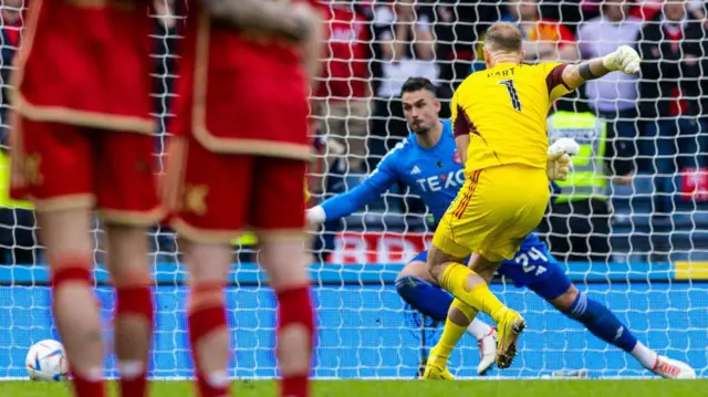 Following a six-goal thriller at Hampden, Joe Hart missed a spot kick in Celtic's dramatic shootout win over Aberdeen last year