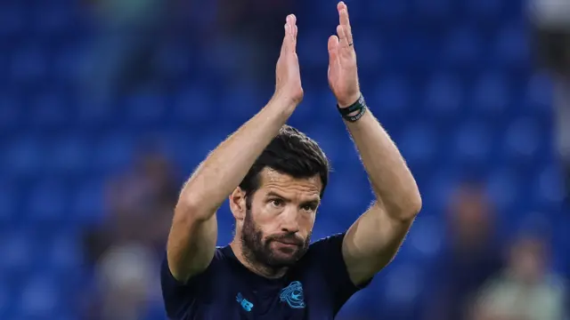 Cardiff City head coach Brian Barry-Murphy applauds